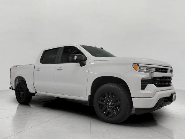 2025 Chevrolet Silverado 1500 RST in Summit White — front three-quarter view