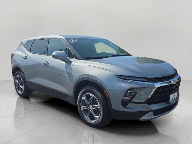 2025 Chevrolet Blazer 2LT in Sterling Gray Metallic — front three-quarter view